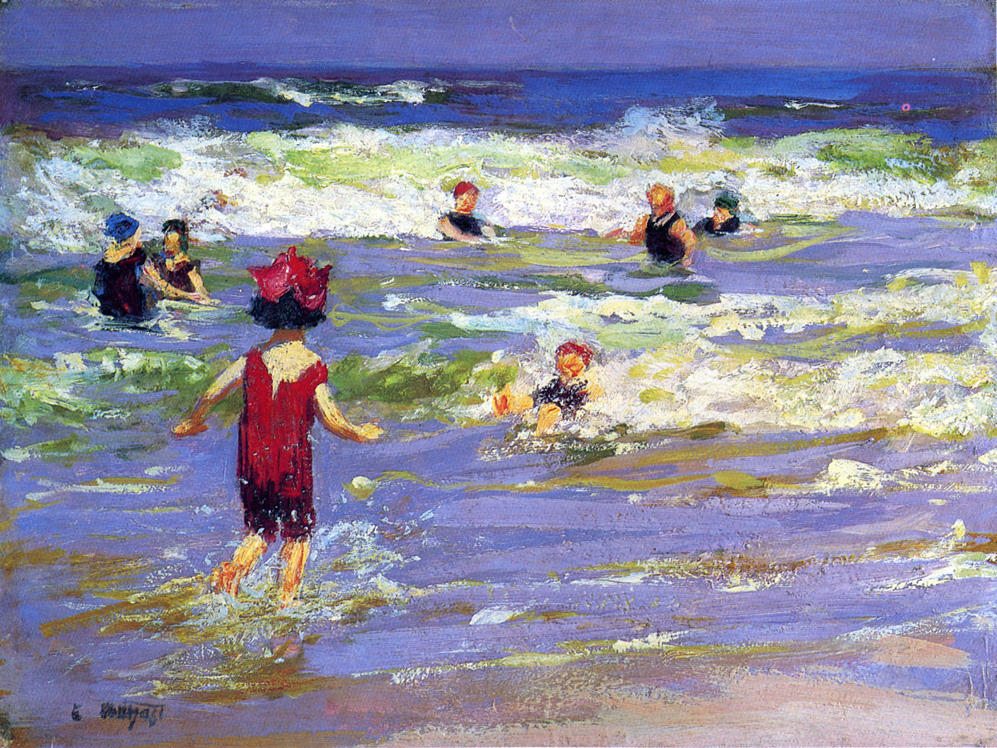 Edward Henry Potthast Little Sea Bather